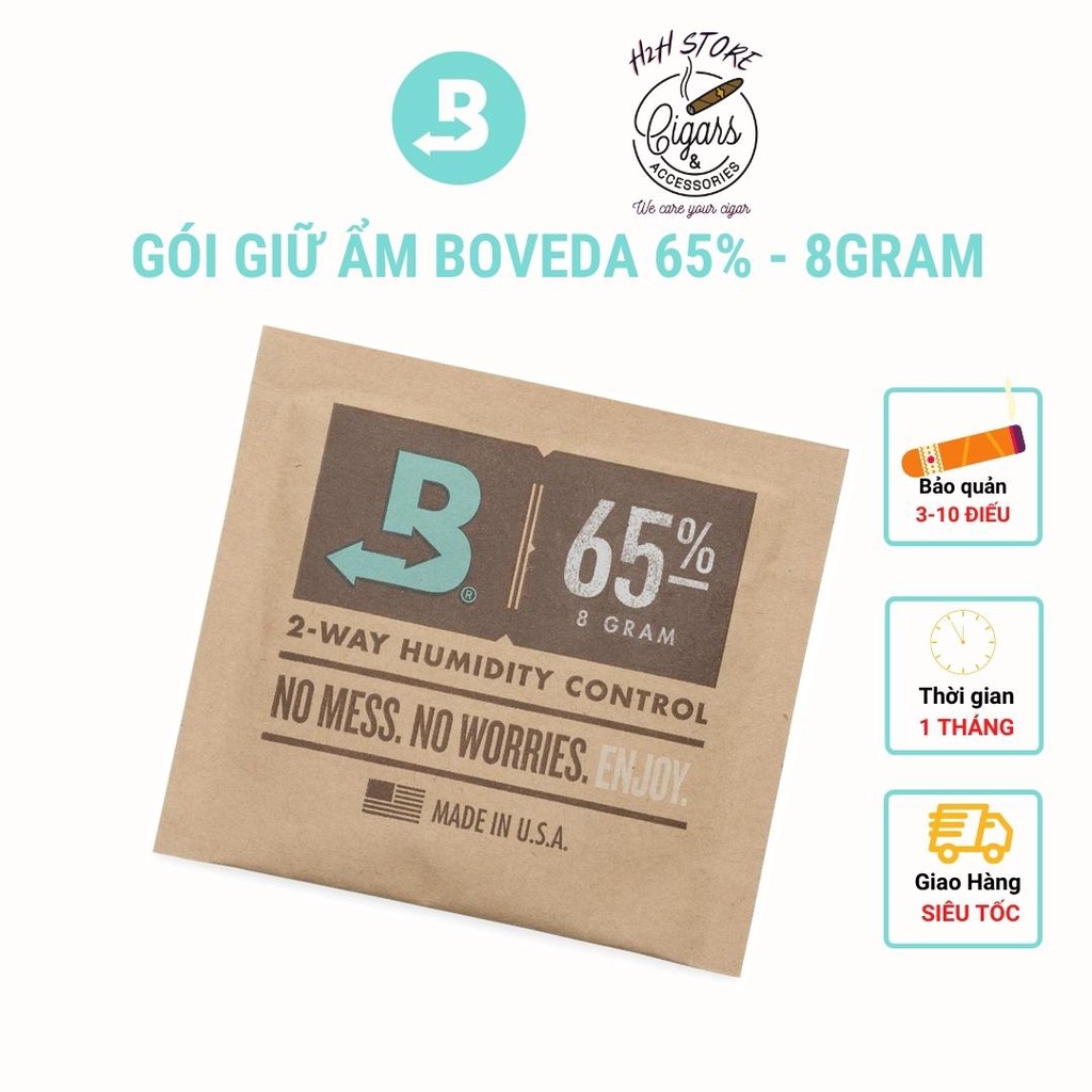 Boveda gói giữ ẩm 2 chiều 65% - Túi giữ ẩm 8gram - H2H Store