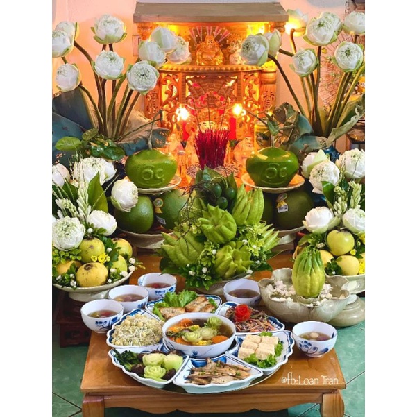 Bộ bát đĩa hoa mặt trời Gốm Bát tràng vẽ sen tràm siêu đẹp - Đường kính 45 và 55cm - Bộ đĩa bày mâm cơm cúng thắp hương