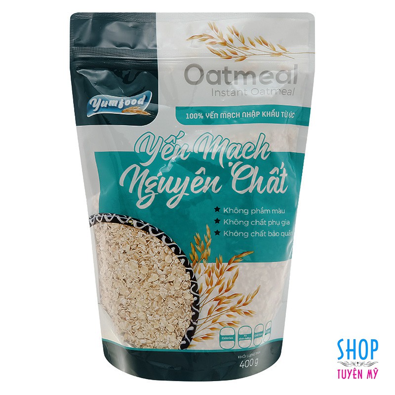 Yến mạch nguyên chất Yumfood - gói 400g