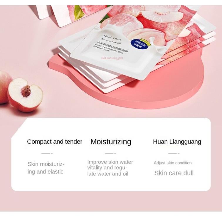 Mặt nạ dưỡng da chiết xuất đào căng trắng da dịu nhẹ chứa Niacinamide Vanzhen - Glow Vietnam | BigBuy360 - bigbuy360.vn