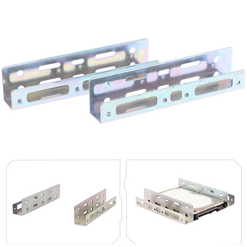 {Louislife}1Set 5.25 Inch to 3.5 + 3.5 Inch to 2.5 Hard Disk Drive Mounting Bracket Dock adore