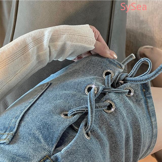 Quần Short Denim Lưng Thun Thời Trang Mùa Hè Cho Nữ