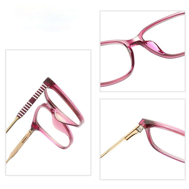 Mắt kính gọng kim loại chống ánh sáng xanh thời trang dành cho nữ