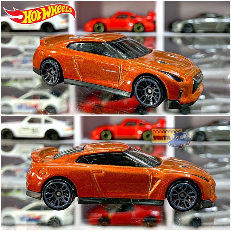 Xe mô hình Hot Wheels Loose 17 NISSAN GTR (R35) - Orange - tỉ lệ 1:64