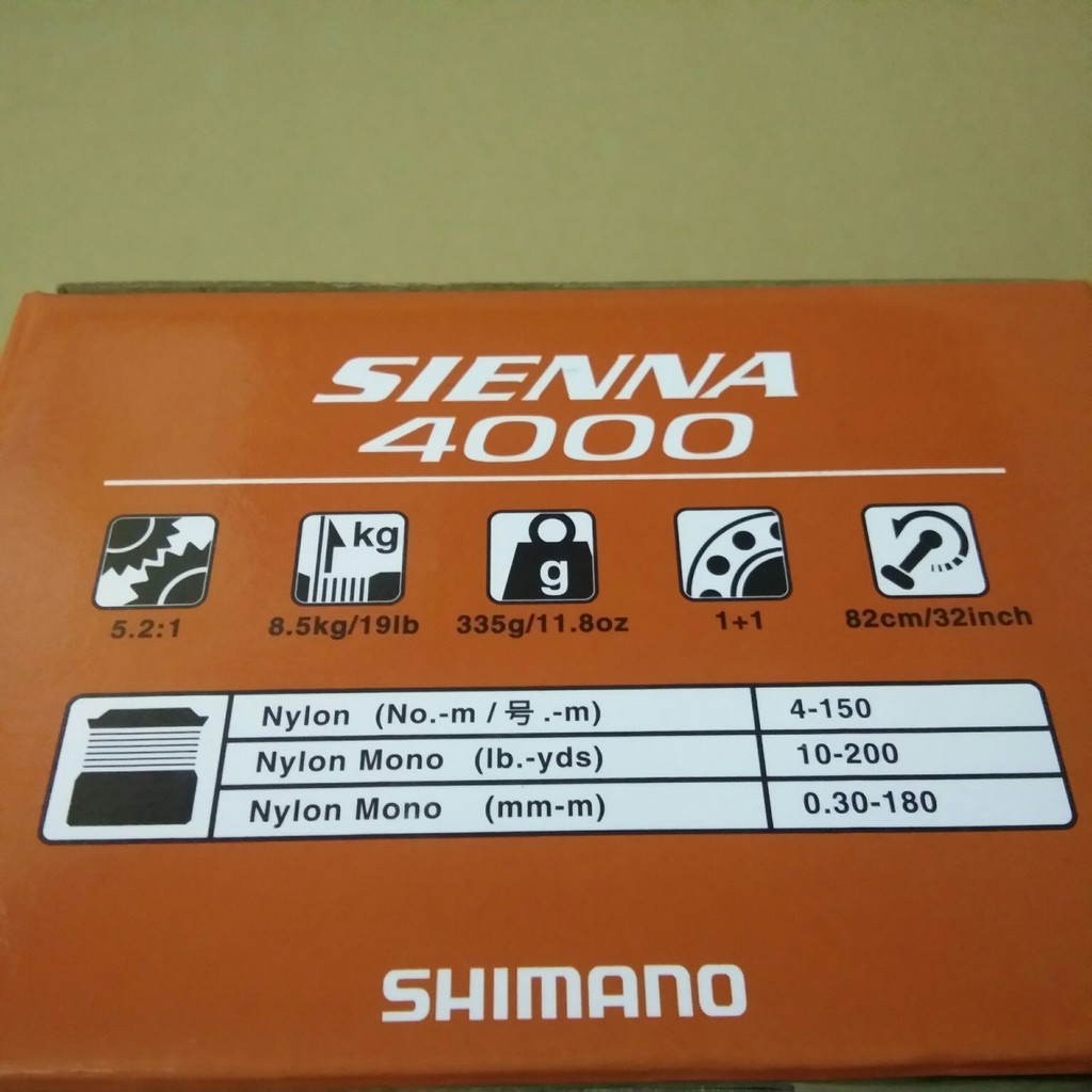 Máy Câu Shimano Sienna 4000FE MailaySia