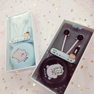 Bộ tai nghe heo con cute🌟