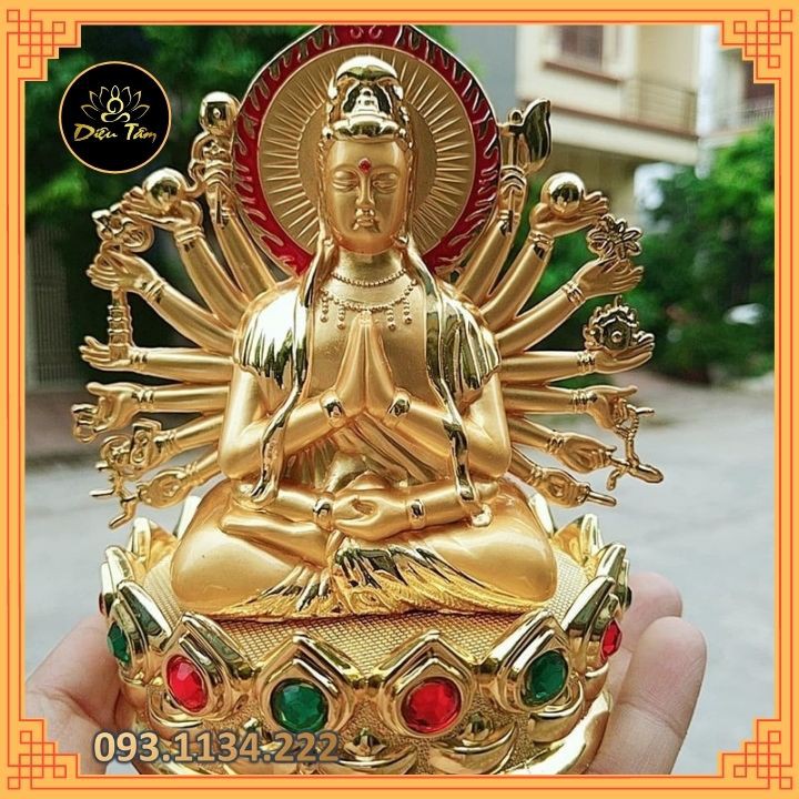 Tượng phật bà quan âm ngàn tay mang lại an lạc, niềm vui, tài lộc