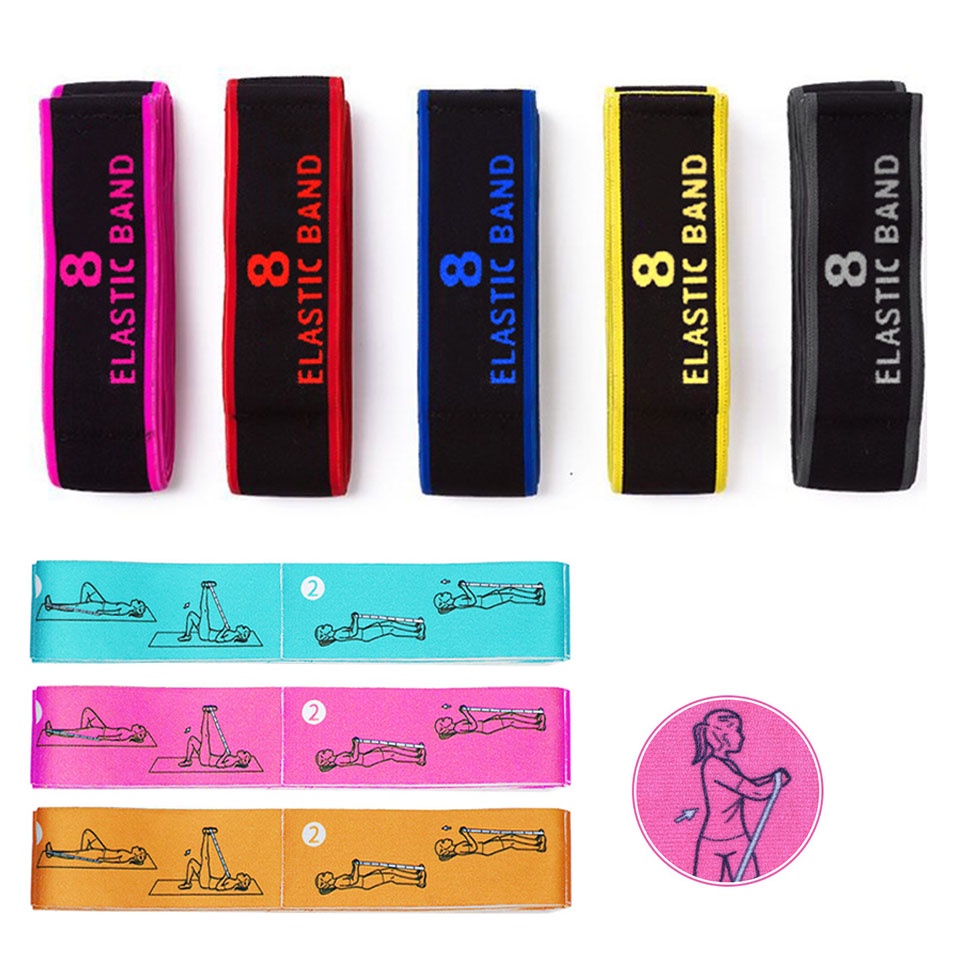 Dây Đai Kháng Lực Bằng Polyester Co Giãn Dành Cho Tập Luyện Thể Thao