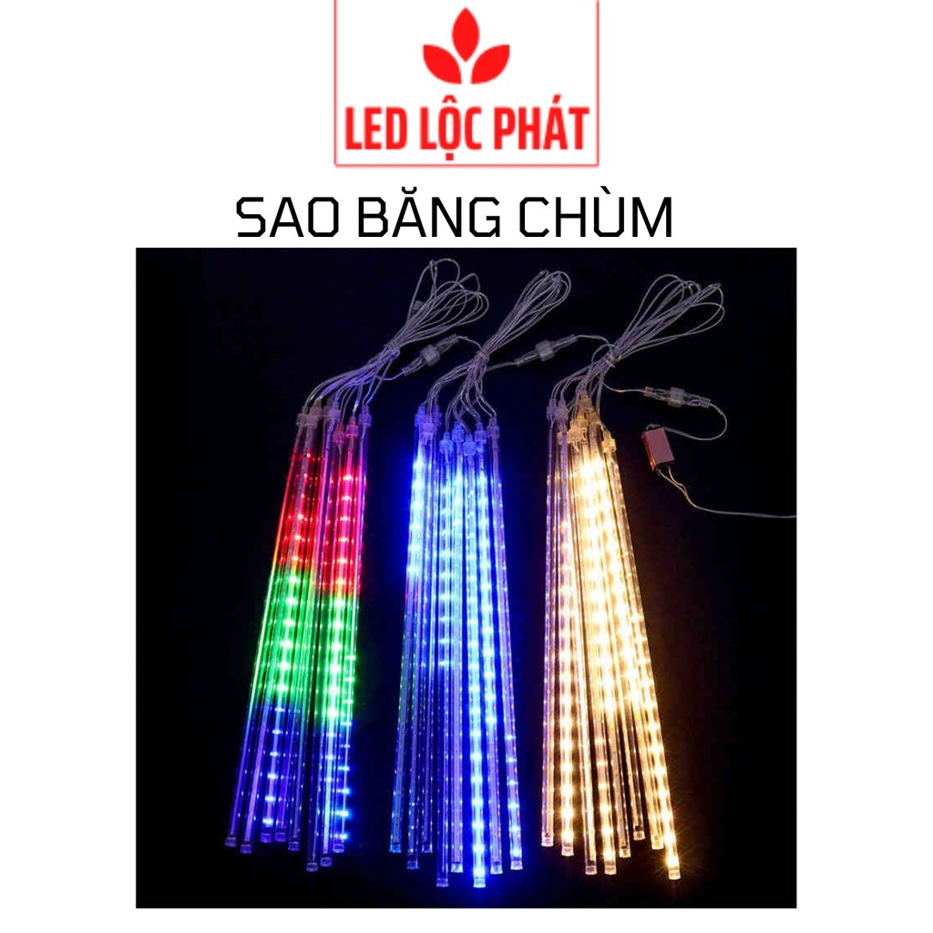 Đèn led sao băng giọt nước thả, led mưa sao băng