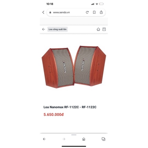 LOA treo thanh lý hàng chính hãng. hàng trưng bày, hàng bỏ mẫu.