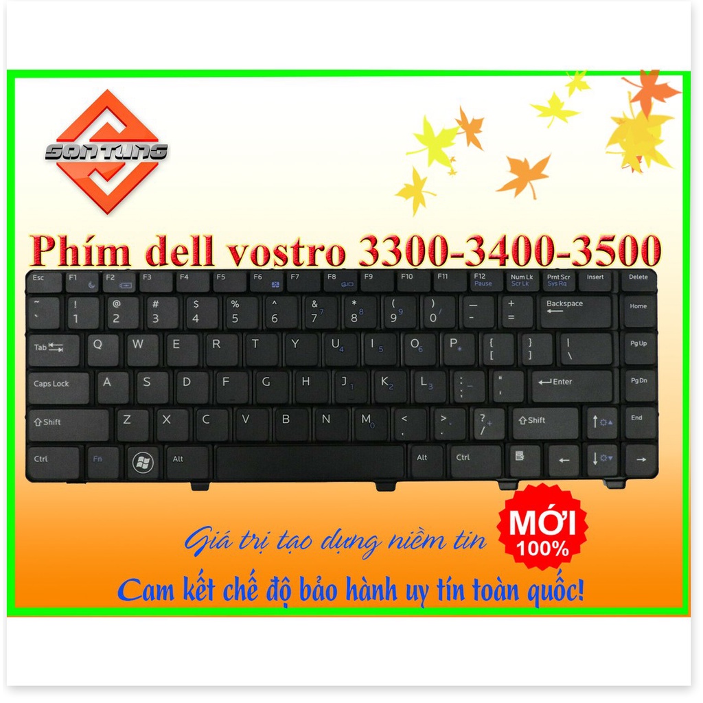 (⭐) Bàn Phím Laptop Dell Vostro 3300 3400 3500