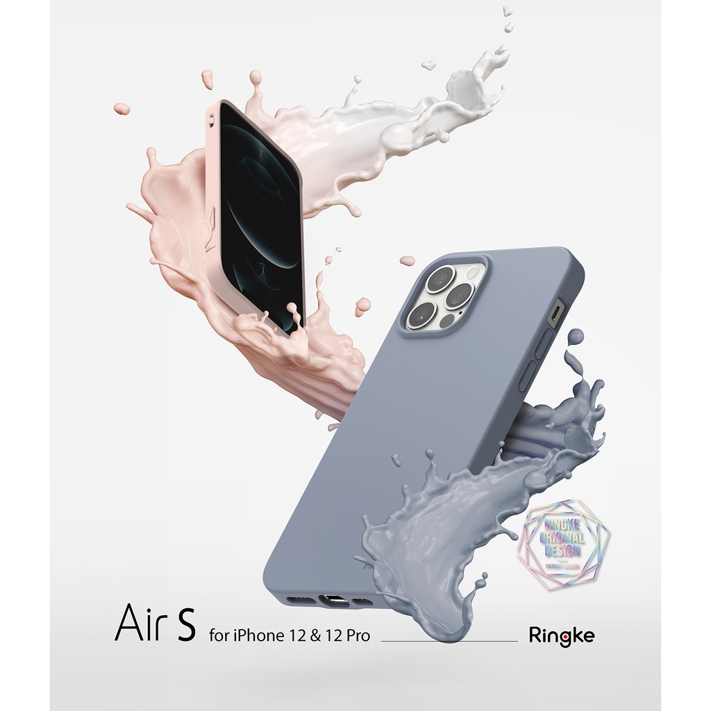 Ốp điện thoại TPU Ringke Air-S mềm chất lượng cao cho iPhone 12 mini 12 Pro Max