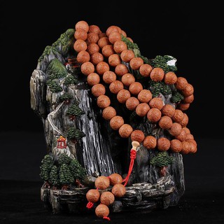 Chuỗi 108 hạt bồ đề bằng da đỏ thiết kế tinh xảo đẹp mắt