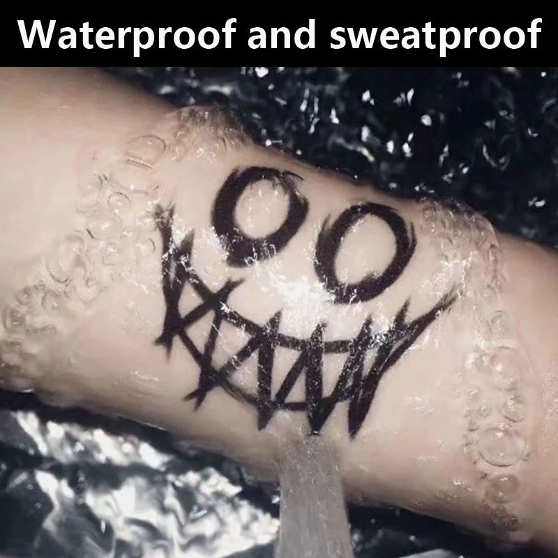 1 tấm hình xăm dán tạm thời họa tiết da rắn gợi cảm cho nam và nữ