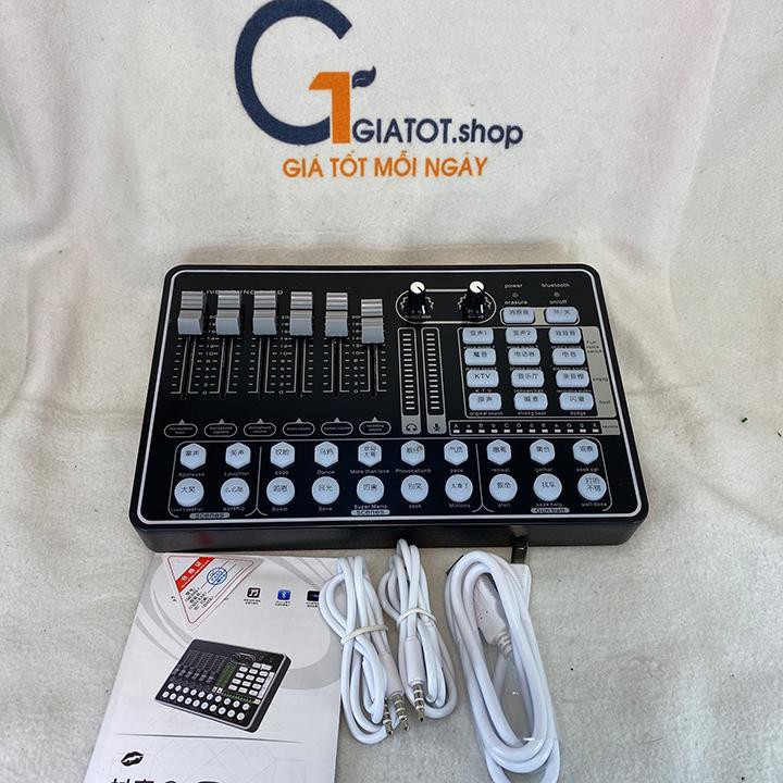 Sound card thu âm Live stream H9 có kết nối Bluetooth