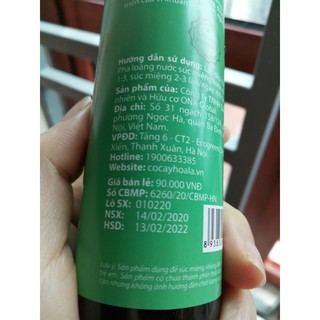 Nước súc miệng Rona, sát khuẩn, làm sạch răng miệng