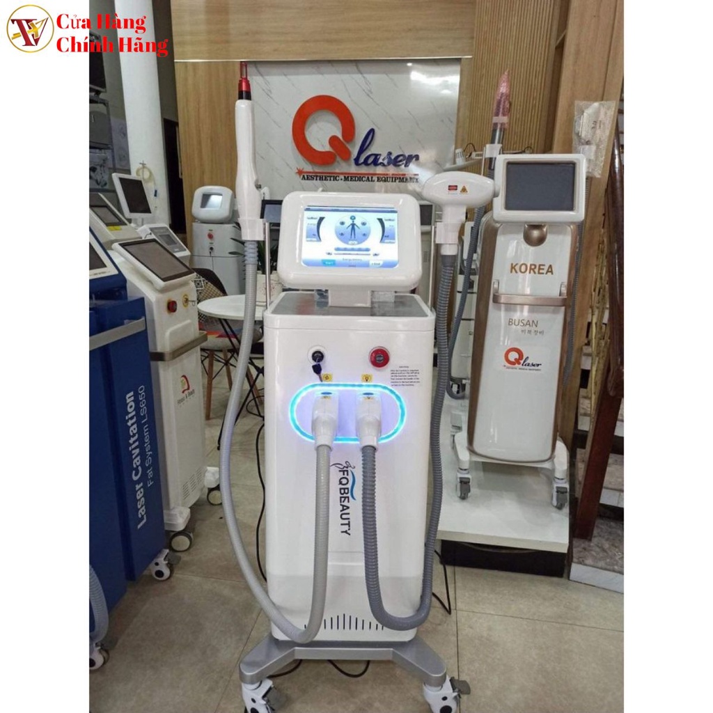 Máy Triệt Lông Diode Laser 808 2in1 Xóa Xăm 2021 Máy Bảo Hành 12 Tháng