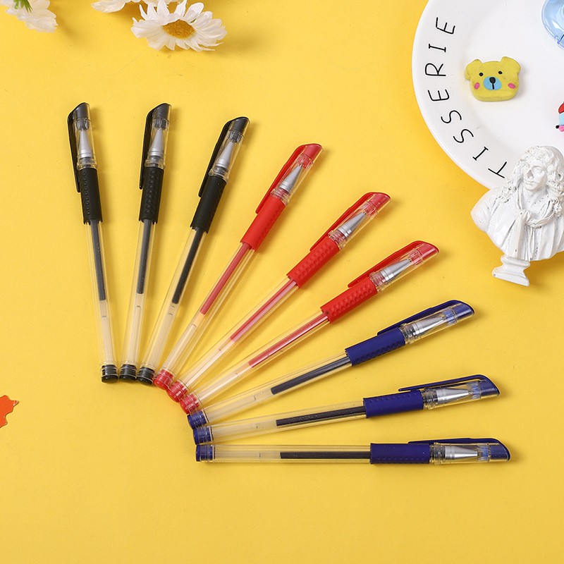 Bút Bi Nước 0.5mm, Mực đều, đẹp, đủ màu xanh đen đỏ |FRESSHIP