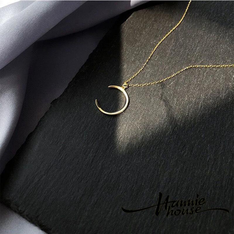 Dây chuyền mặt trăng khuyết thời trang cho nữ