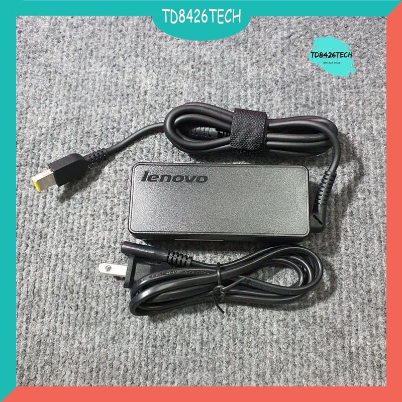 Sạc Laptop Lenovo 65W chân vuông ( 20V, 3.25A ) - Sạc lenovo 65w chân vuông USB dùng cho Laptop Leno