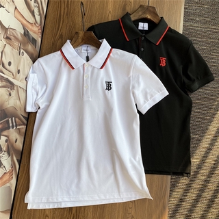 Áo thun polo tay ngắn in logo Burberry 9906# cho nam