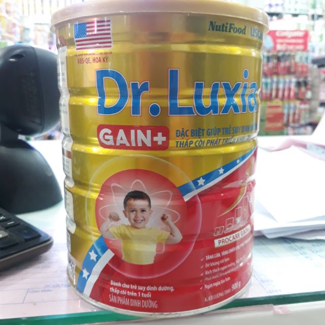 Sữa bột Dr Luxia GAIN+ 900g