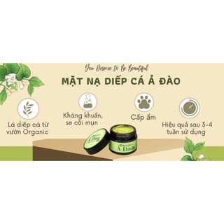 Mặt nạ diếp cá trị mụn Ả Đào