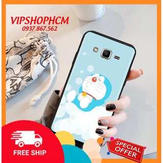 Ốp lưng SamSung J3 2016/ J3 Pro/ J3 2018/ J4/ J4 Plus Hình Doremon Vui Nhộn - viền TPU dẻo