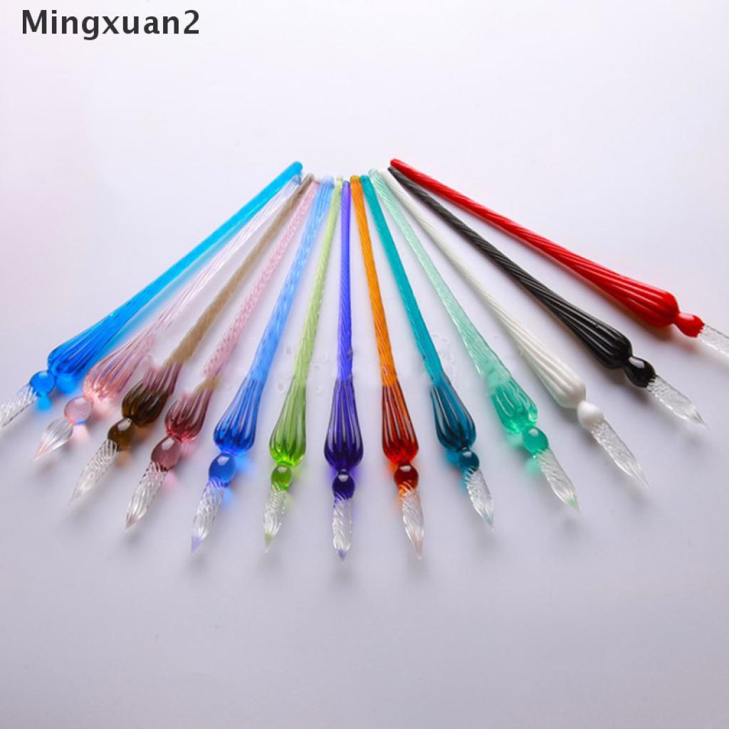 Bút thủy tinh nhúng mực phong cách vintage dùng cho văn phòng