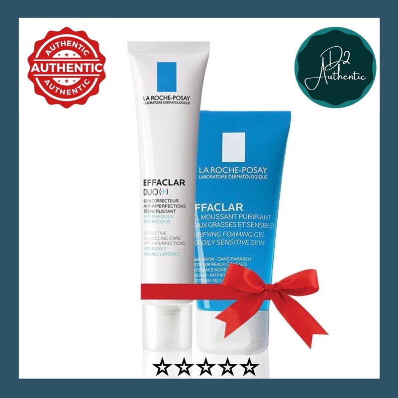 SET TRỊ MỤN LAROCHE POSAY DOU+ 40ml