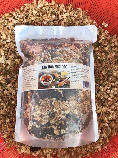 Combo 1 kg trà hoa ngũ cốc đóng túi zip