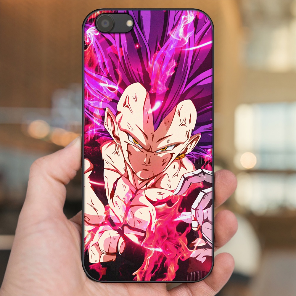 Ốp lưng Oppo A83 viền đen in hình Vegeta Dragon Ball