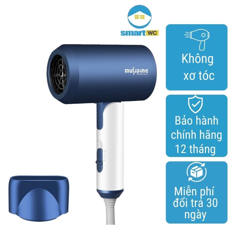 Máy sấy tóc nóng lạnh 2 chiều gấp gọn Musidine bảo hành 12 tháng