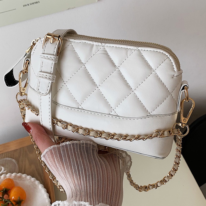 Túi Đeo Chéo Dây Xích Hình Thoi Phong Cách Đường Phố Cho Nữ