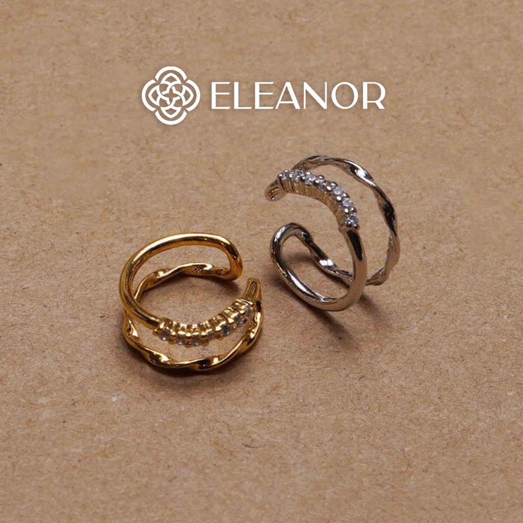 Bông tai nữ gắn vành Eleanor Accessories hình tia phụ kiện trang sức cá tính ( một chiếc )
