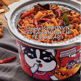 [CÓ SẴN] LẨU TỰ SÔI BÒ TÊ CAY RAU CỦ [ SIZE TO] ❤️