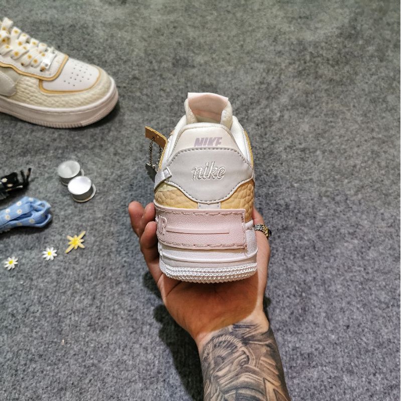 Giày sneaker cổ thấp Air forcer 1 Aura  tồn kho. tặng kèm 2 ống dây GD và sticker dán.