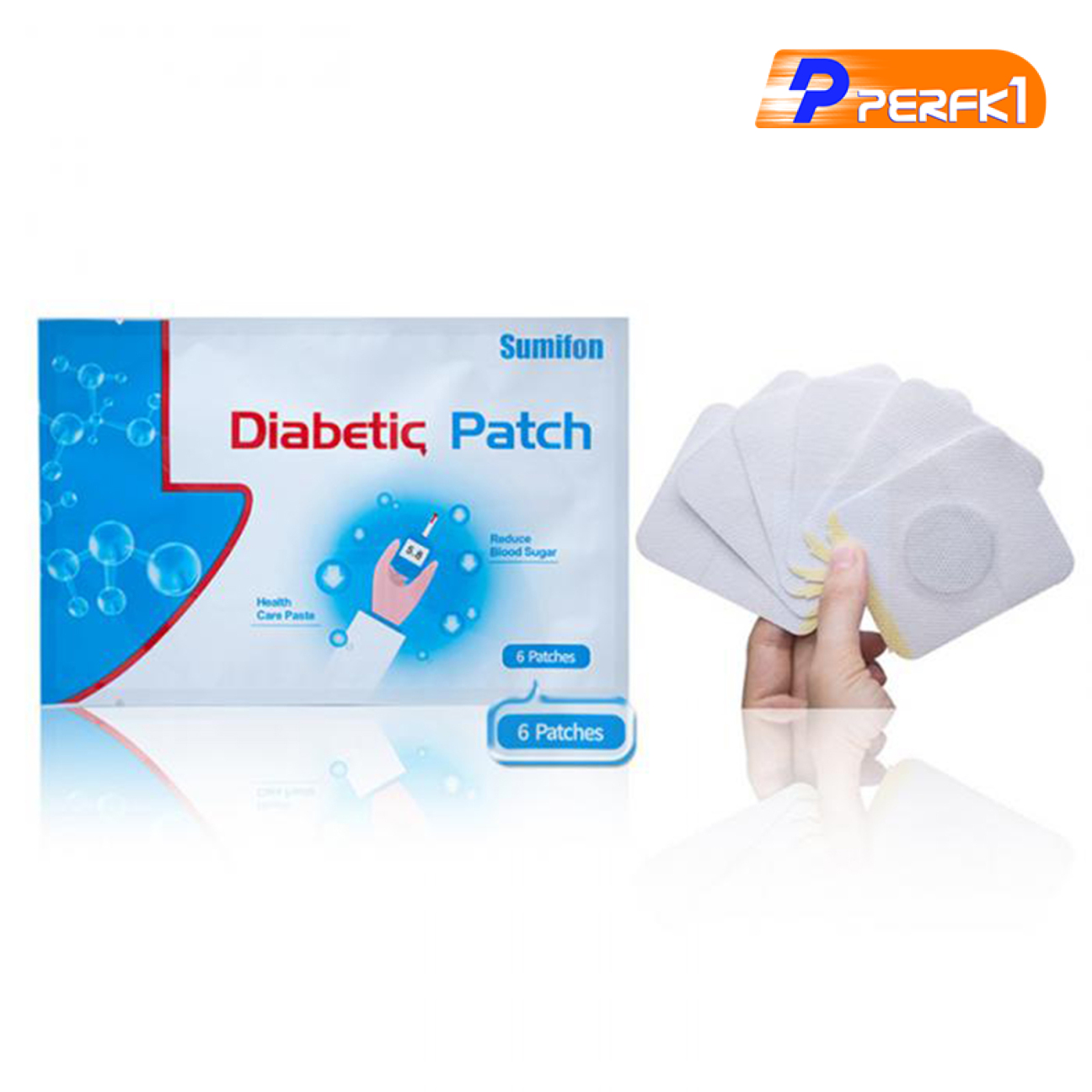 Hot-High Blood Sugar 6 Pcs/1Bag Diabetes Plasters Diabetes Patch Diabetes Pads