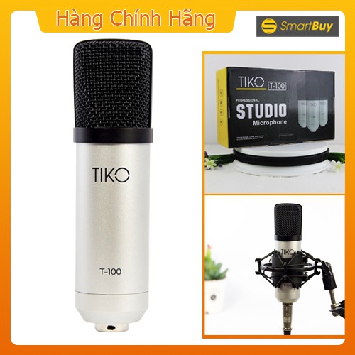 Mic thu âm TIKO T100 mic thu âm chuyên nghiệp 5v - Hàng chính hãng