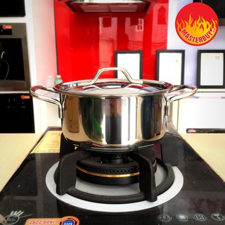 Nồi inox 3 đáy sandwich 16cm fivestar n16-sw - n16-sw