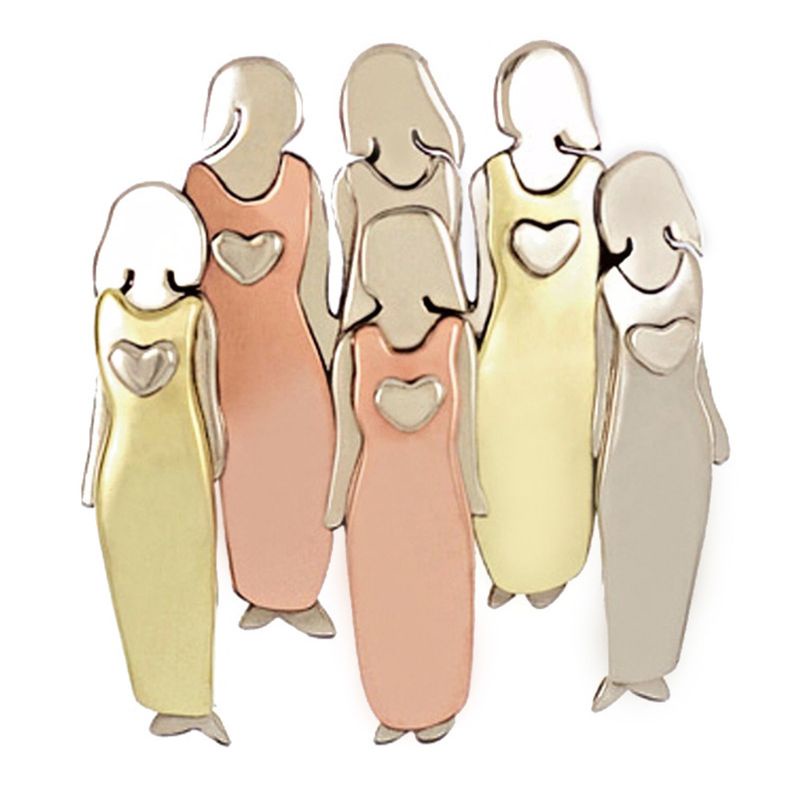 Ghim Cài Áo Hình Chị Em Gái Dễ Thương 2 / 3 / 4 / 5 / 6