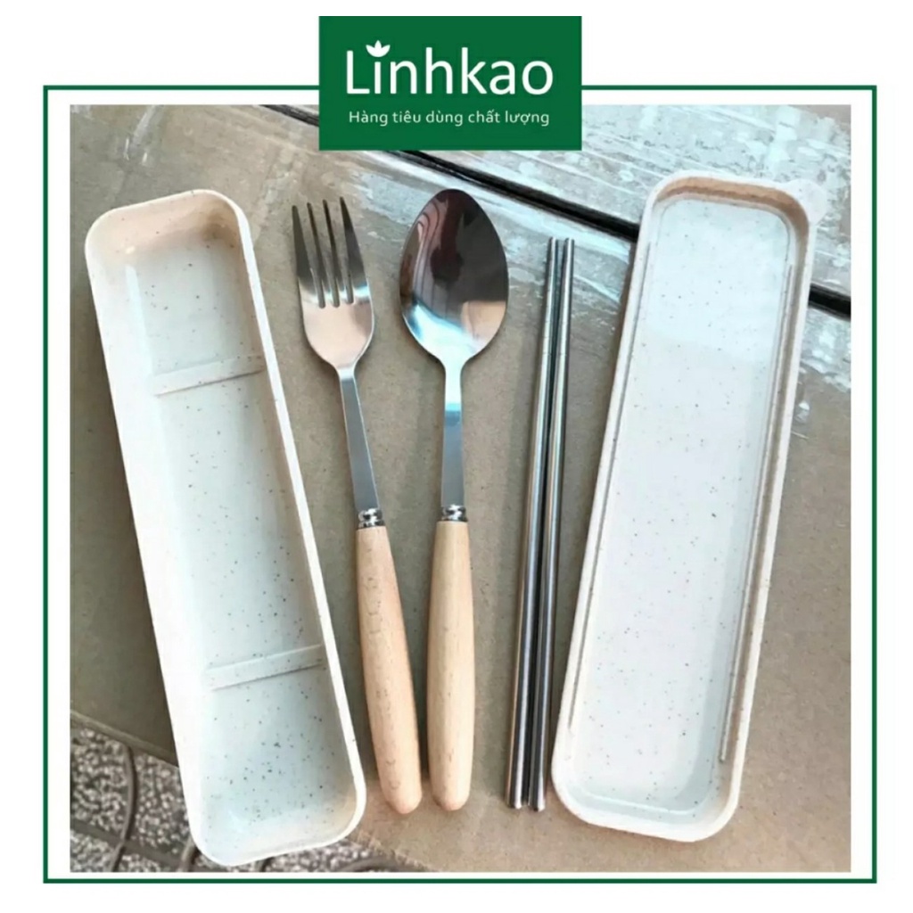 Bộ 3 món nỉa muỗng inox cá nhân