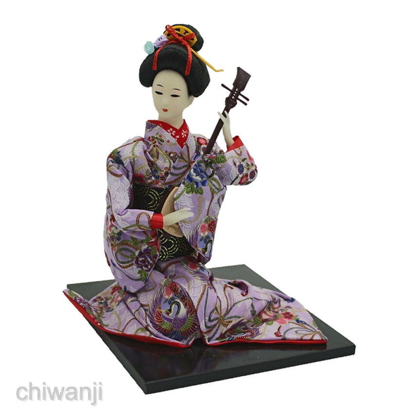 Mô Hình Búp Bê Geisha Kabuki Mặc Kimono Nhật Bản 16 '' #1