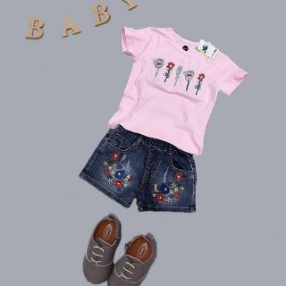 Set quần Jean áo thun cho bé