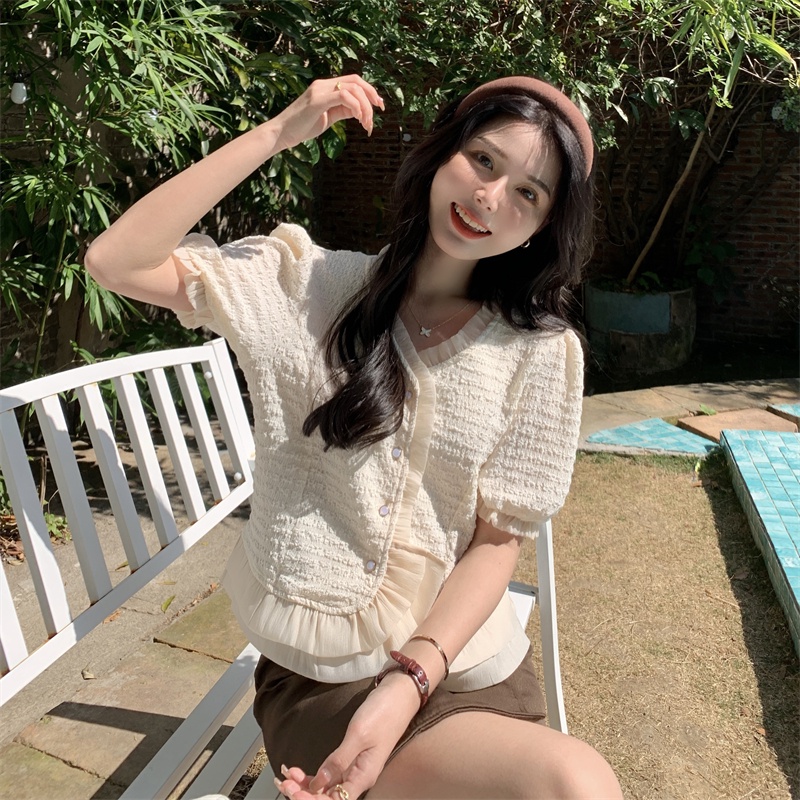 Áo Sơ Mi Nữ Ngắn Tay Thời Trang Mùa Hè Dễ Phối Đồ