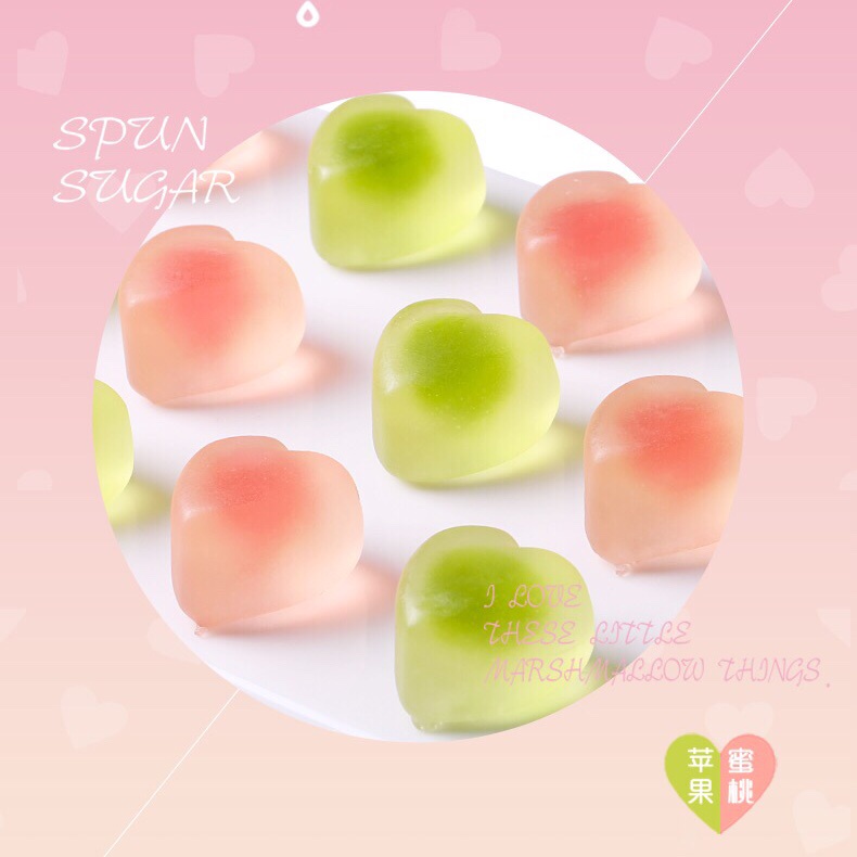 Kẹo dẻo trái cây nhân chảy vị đào, táo xanh cực thơm Bách Thảo Vị