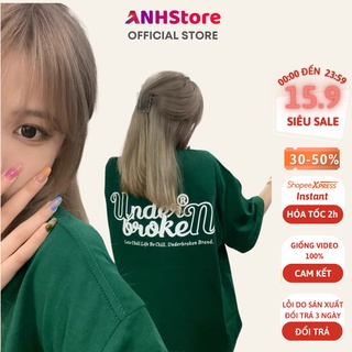 Áo thun nữ form rộng oversize unisex, áo phông tay lỡ oversize nam nữ đẹp ulzzang UNDER ANHSTORE A1