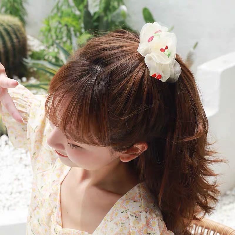 Cột tóc scrunchies - Cột tóc vải nhiều màu hottrend