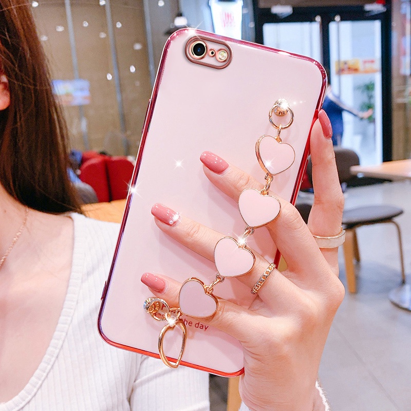 Ốp lưng iphone6 iphone6s iphone 6 plus iphone 6s plus Ốp Điện Thoại Silicon Mềm Có Dây Đeo Cổ Tay Cho iphone 6 6s 6 plus 6s plus