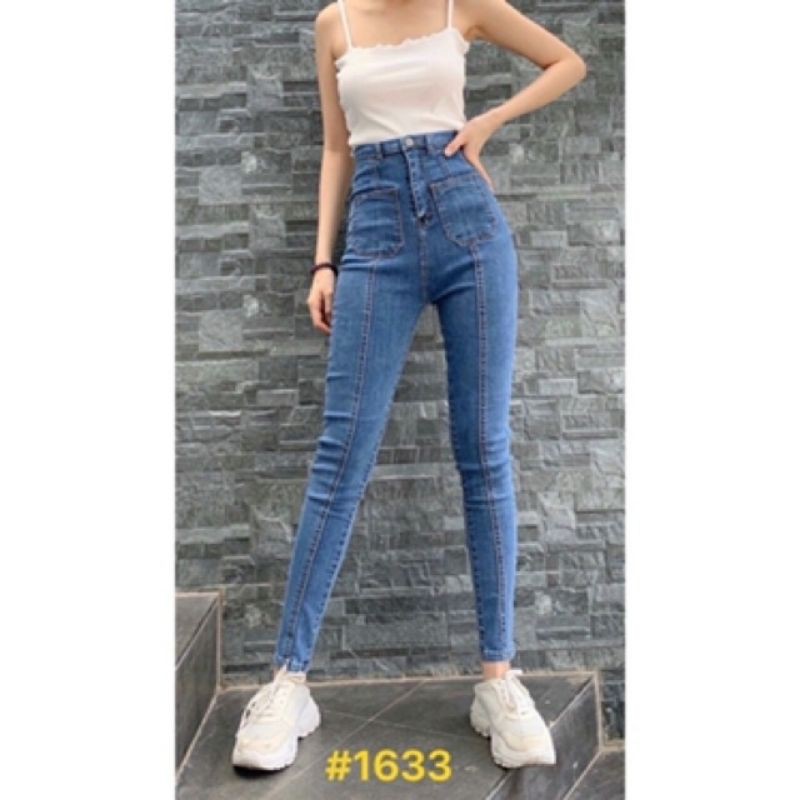 [Giá siêu rẻ] Quần jeans skinny lưng cao hack dáng cực đỉnh, chất co dãn (mã 1632/1633)